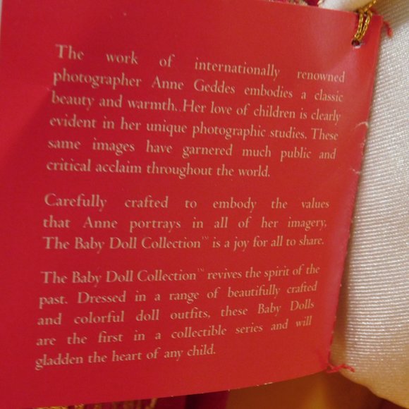 Anne Geddes The Baby Doll Collection Asian Chinese Oni Doll - Picture 9 of 10